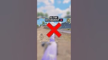 Fix your slow movement 🐌 #pubgmobile #joystick #tips #trick #copiercollertv