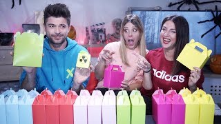 NON SCEGLIERE LA SCATOLA SBAGLIATA ft. LUCA & KATY !!! LUNCH BOX CHALLENGE DI HALLOWEEN