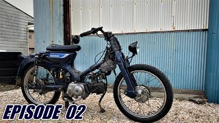 [02]ヤフオクで買ったカブをオシャレにカスタムしていくよ♪