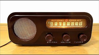 松下電器産業 ナショナル、真空管ラジオ DX-335｜覆面えるのブログ