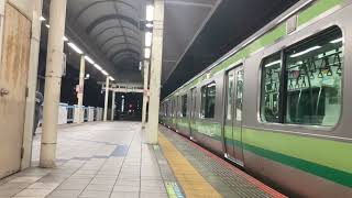 JR横浜線233系東神奈川駅始発シーン