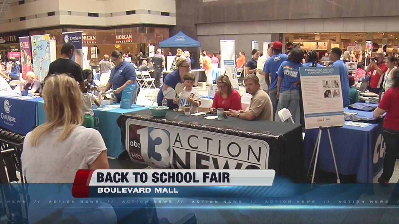 BacktoSchool fair held at Boulevard Mall YouTube
