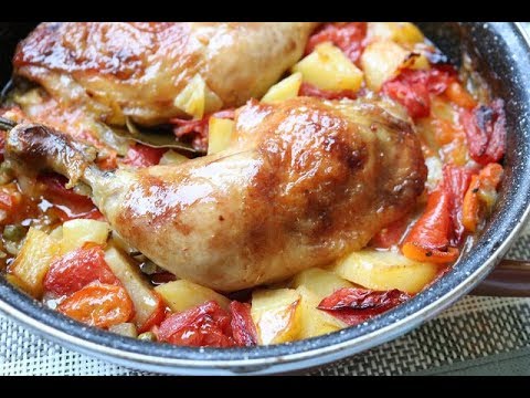 Video: Piletina S Povrćem, Dinstana U Foliji