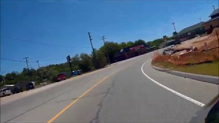 Motorcycle ride from Harrison, AR to Jasper, AR