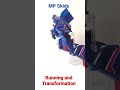 Transformers MP-53 Skids Stop-Motion Test - Running and Transformation