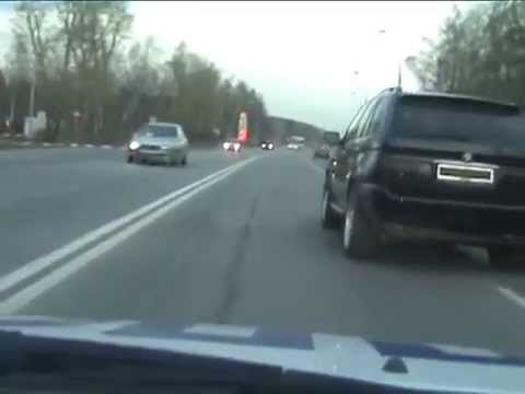 Погоня за BMW X5  Домодедовский район МО.avi