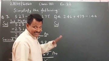 Class:- 3, Mathematics, Tricks to solve questions of Ex 22 ( Part 2 ) By Manoj Prasad Karn.