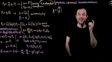 Lecture 20: Symplectic Canonical Transformations and Poisson Brackets
