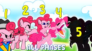 Pinkie Pie ALL PHASES | Friday Night Funkin' My Little Pony | FNF Mods