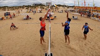 Volleyball first person | Professional judge with camera | Russian Championship beach volleyball