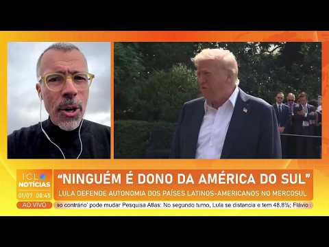 Lula manda recado para Trump e líderes da extrema direita: "Ninguém é dono da América do Sul"