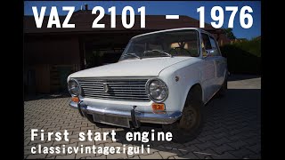 VAZ 2101 - Lada 1200 - první start po několikaleté odstávce - 28.9.2015.