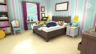 Character Laying Down in Bed Video Test Out