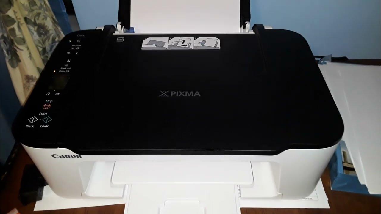 Canon TS3522 changing printer ink cartridge YouTube