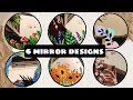 6 Amazing Mirror painting ideas 🪞💖 l Creative and easy craft ideas