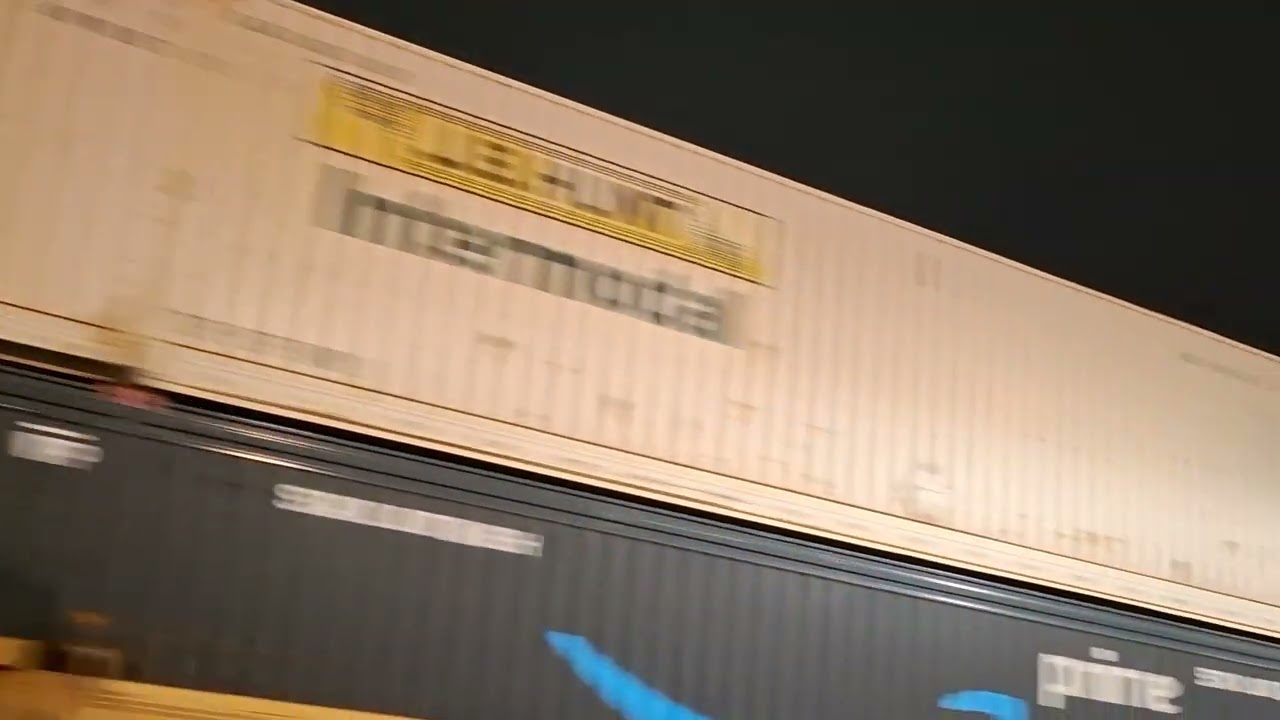 Stacked BNSF Intermodal, Fresno, Ca 1-5-26 