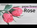 paper flower lovely rose with crepe paper tutorial