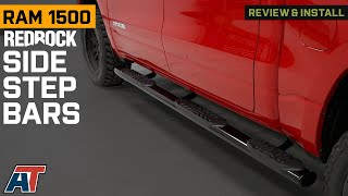 2019-2025 RAM 1500 RedRock 5-Inch Oval Bent End Wheel to Wheel Side Step Bars Review & Install