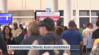 Thanksgiving travel rush underway