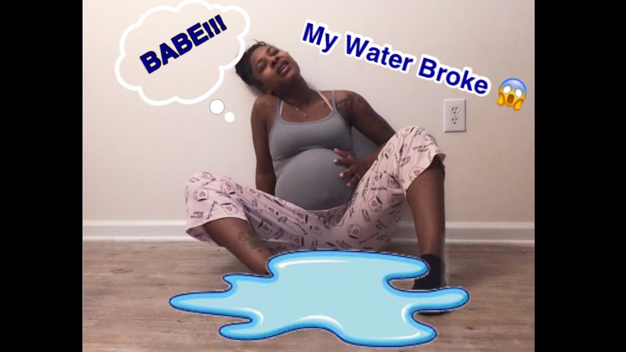 MY WATER BROKE PRANK! On BOYFRIEND & MOM YouTube