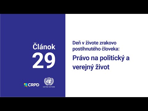 Video: Účasť občana na politickom živote krajiny