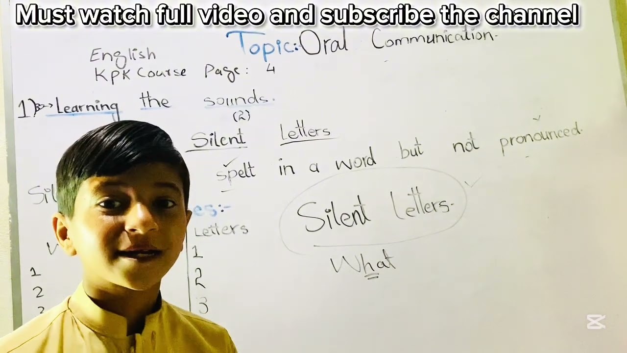 Grade 5th English | Lesson Patience  01| Kpk course! Exercise Oral Communication !