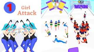 Girls Attack! Join & Clash| New Game All levels gameplay videos Android, ios screenshot 5