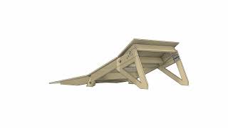 A (slightly) more portable Lunch Ride MTB kicker ramp - version 2