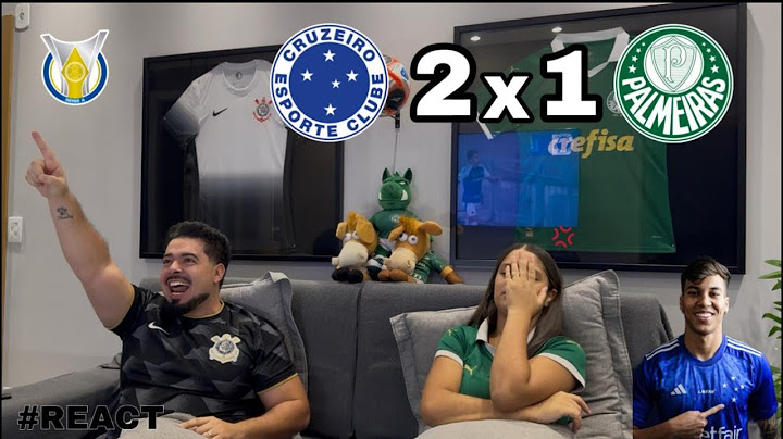 REACT REAÇÕES CRUZEIRO x PALMEIRAS | Casal Rivalidade