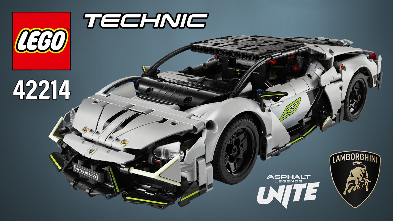 LEGO Technic Lamborghini Revuelto Super Sports Car (42214)[1135 pcs] Building Instructions | TBB