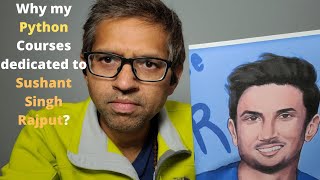 Why I dedicated my Python Course to Sushant Singh Rajput | ex-VMCian 