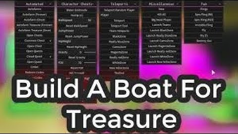 BUILD A BOAT FOR TREASURE OP SCRIPT! AUTO FARM, INFINITY GOLD AND MORE! [WORKING]{NOT PATCHED}