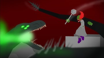 SCP-682 vs. Tricky (Sticknodes animation)