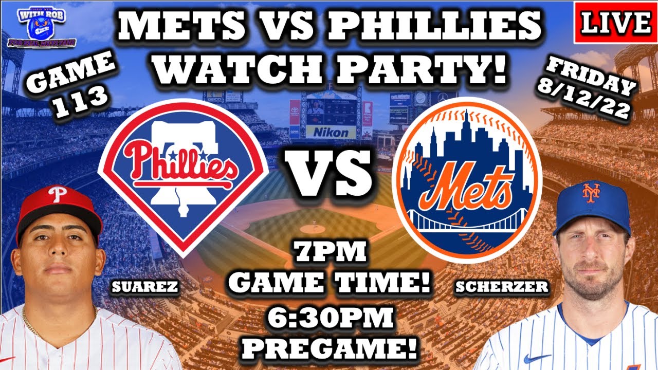 New York Mets vs. Philadelphia Phillies GAME 113 Mets Game MLB