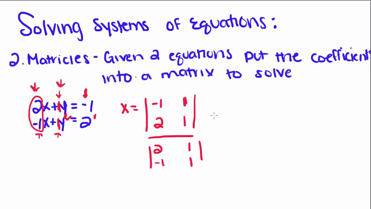 Introduction to Geometry - 43 - Solving Systems of Equations by Elimination