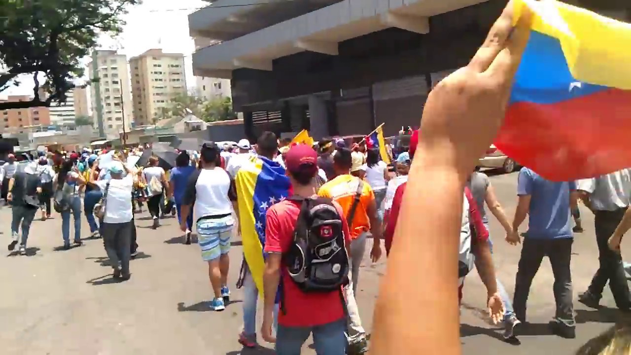 Protesta y marcha 8 de Abril 2017 Maracay YouTube