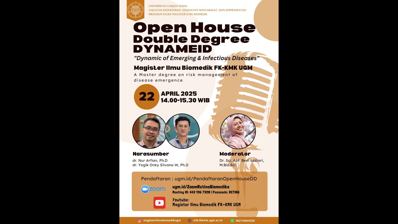 OPEN HOUSE DOUBLE DEGREE DYNAMEID MAGISTER ILMU BIOMEDIK