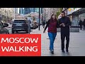 Bolshaya Dorogomilovskaya street. Moscow in spring. Moscow street walk 2022. Moscow street scenes.