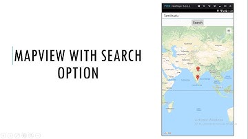 Mapview with search option in android studio (Ex-13)