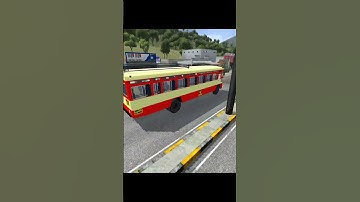 उदगीर ते बटणपूर लालपरी | Tata Msrtc Bus Mod For Bussid #shorts #viralvideo #viral #lalpari #msrtc