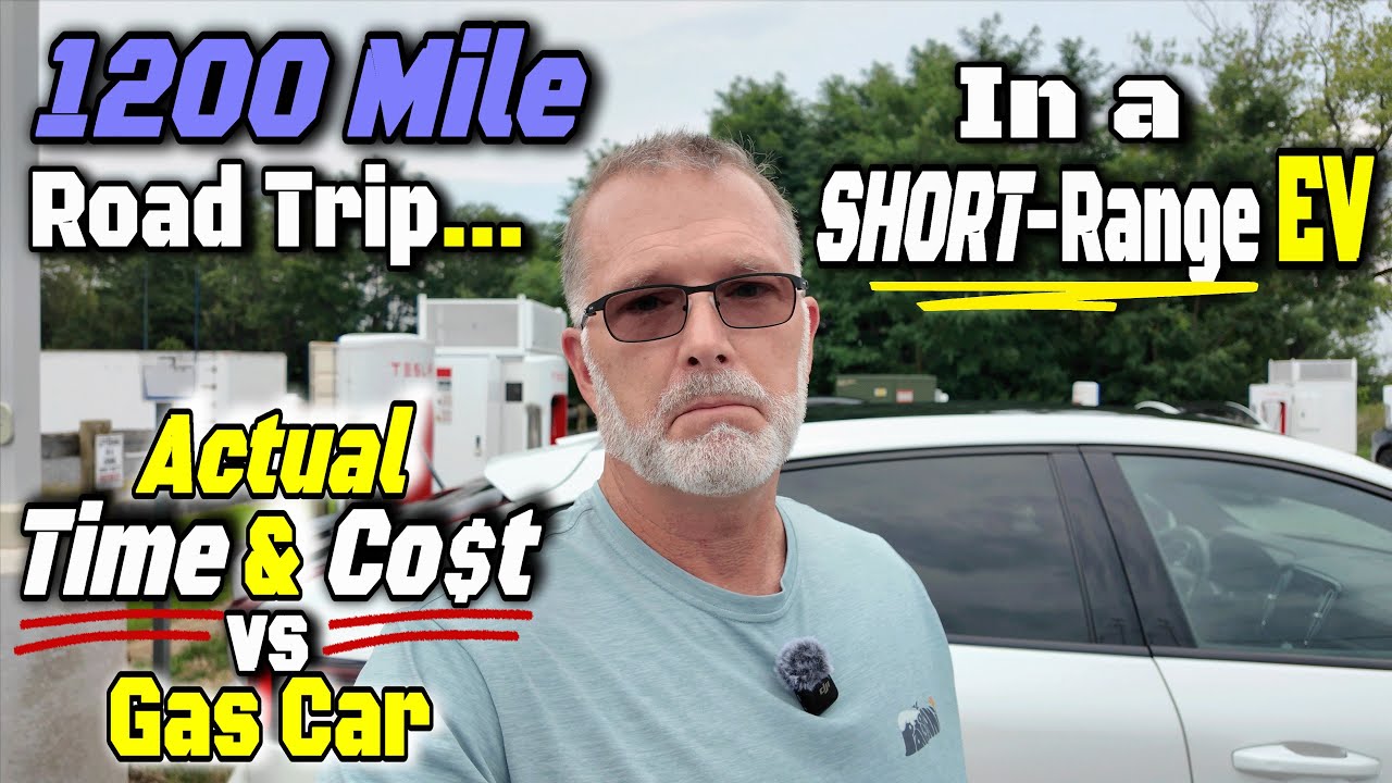 The TRUTH: 1200 Mile Road Trip in a Short-Range EV - ACTUAL Extra Time ...