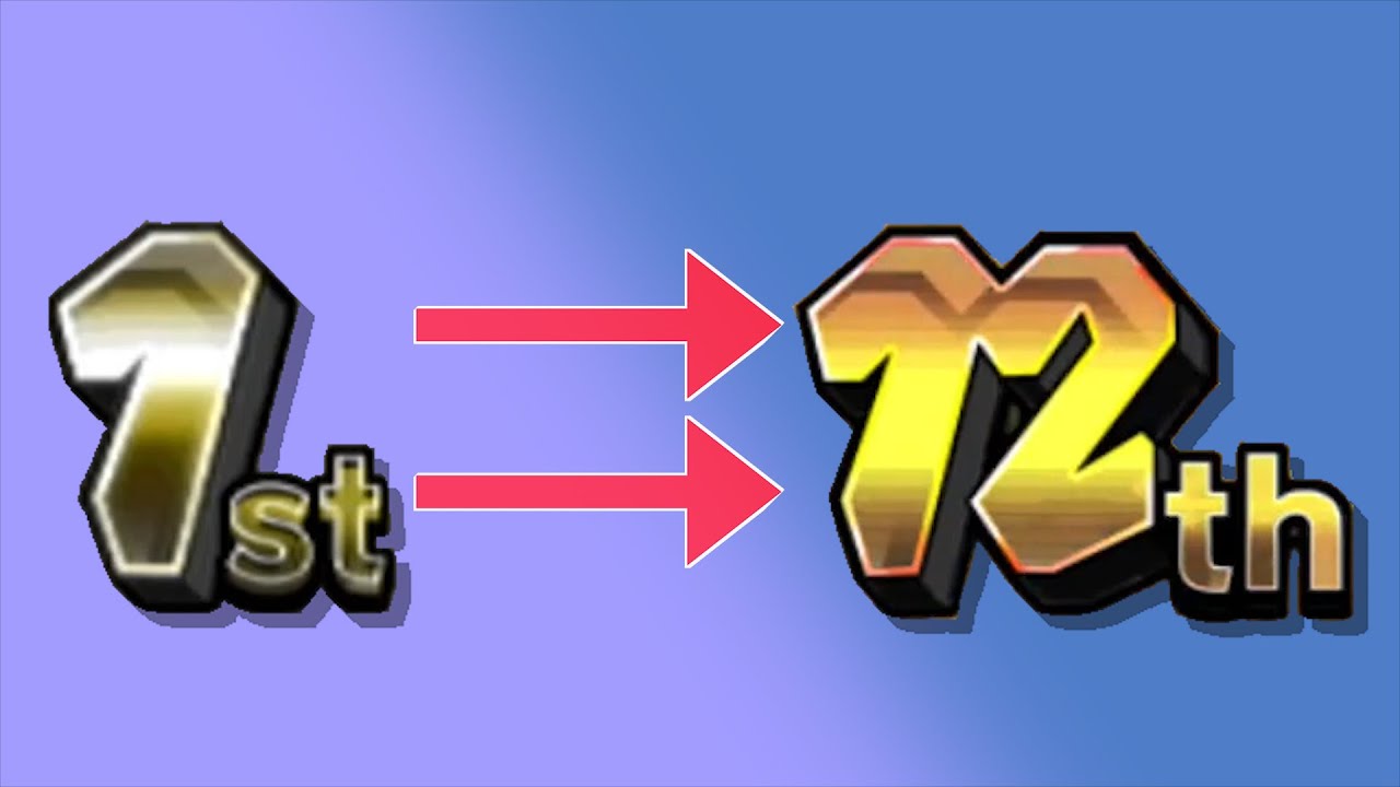 Mario Kart Wii but it's in numerical position order