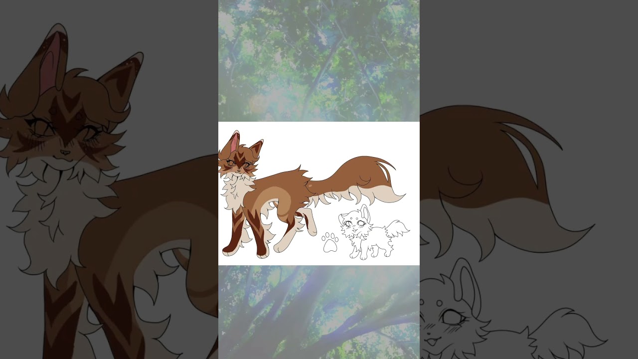 Warrior cats reference sheet commission! 