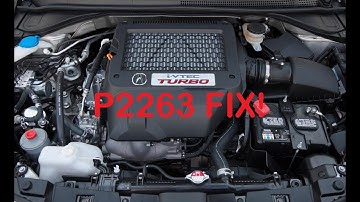 ACURA RDX TURBO P2263 REPAIR (Turbocharger/Supercharger Boost System Performance)