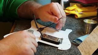 Tom Delonge Brown Strat Build pt 6: Wiring the Electronics