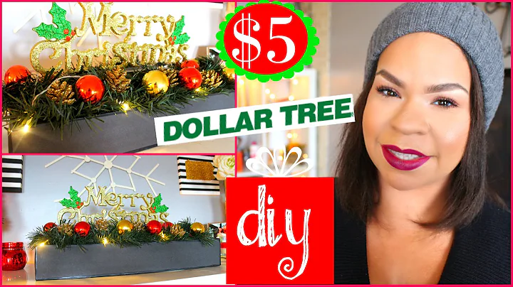 $5 DOLLAR TREE HOLIDAY CENTERPIECE CHALLENGE | MUST TRY DOLLAR TREE DIY | Sensational Finds