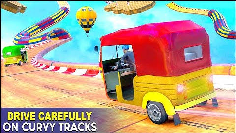 Tuk Tuk Auto Rickshaw 3D Stunt | RitikRiderGaming