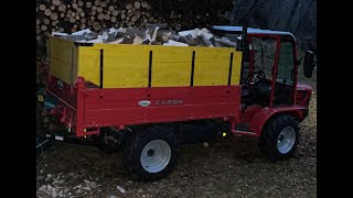 Caron ST 630 va nel bosco a lavorar