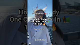 How To Study🤯📝One Chapter 👀🔥In 1 Hour🎒🎀(#trending#studytips#studymotivation#fypシ゚viral#viral#exams)
