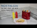 .t600retrored  nostalgia retro popup hot dog toaster